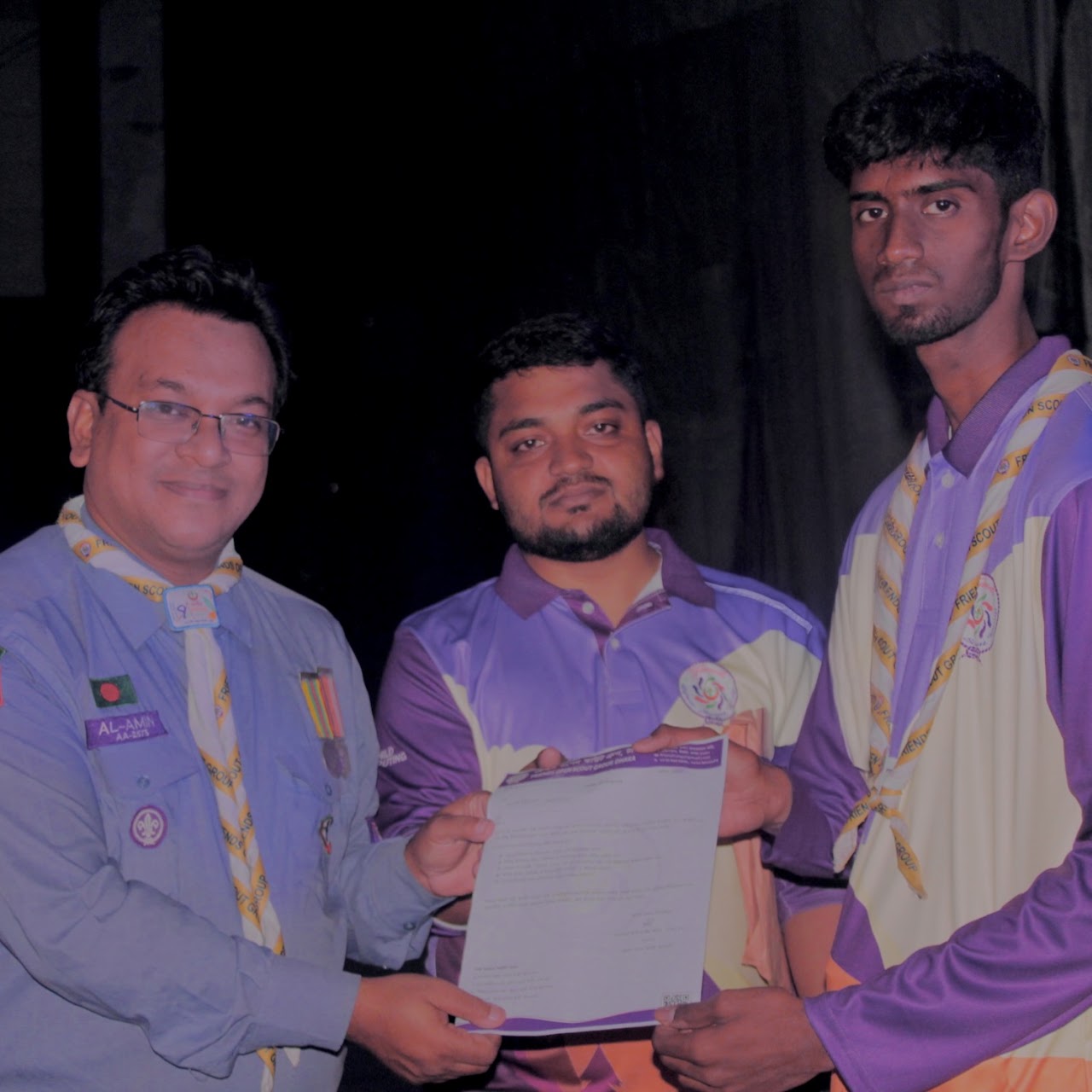 Rover Shahriar Ahmed Receiving Rover Mate Appointment Letter FOSG